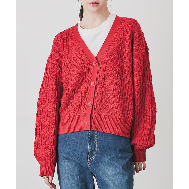 トップス カーディガン 長袖[品番：HNSW0011743]｜Honeys（ハニーズ