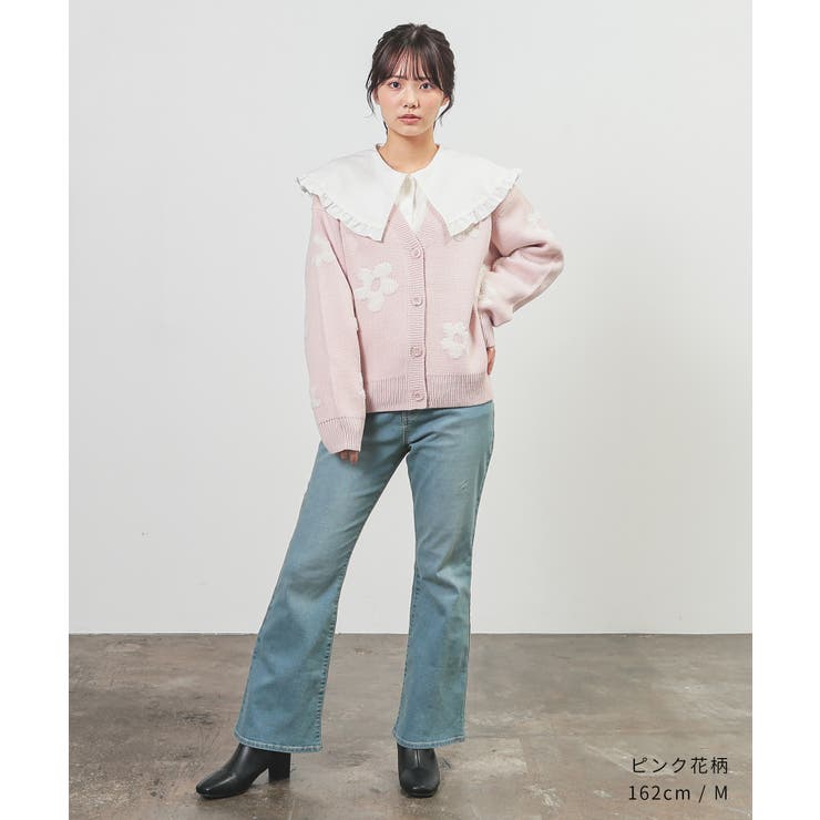 トップス カーディガン 長袖 | Honeys | 詳細画像10 