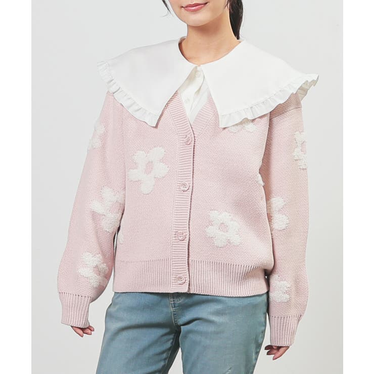 トップス カーディガン 長袖 | Honeys | 詳細画像11 