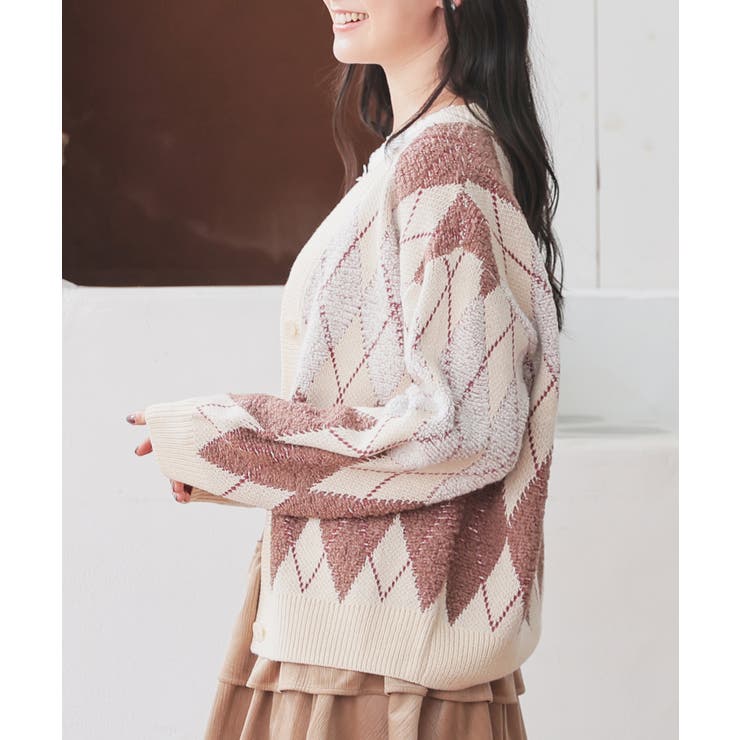 トップス カーディガン 長袖 | Honeys | 詳細画像15 