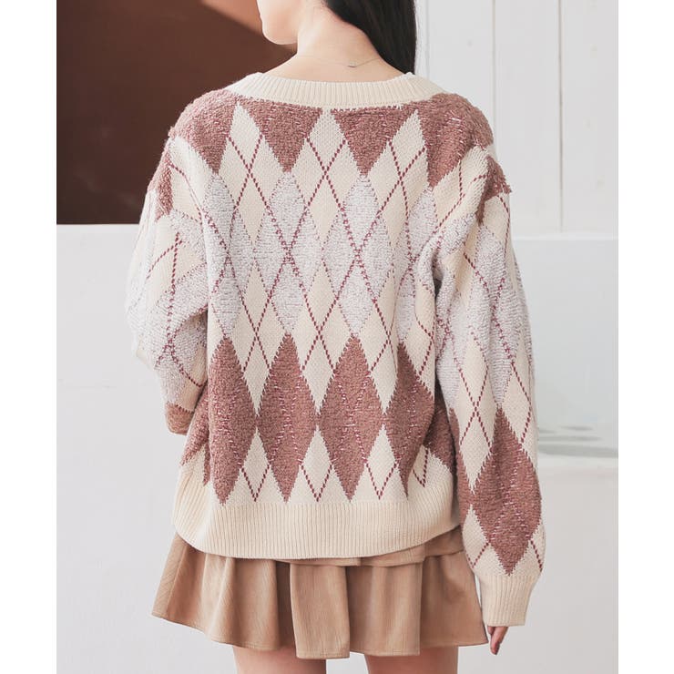 トップス カーディガン 長袖 | Honeys | 詳細画像16 