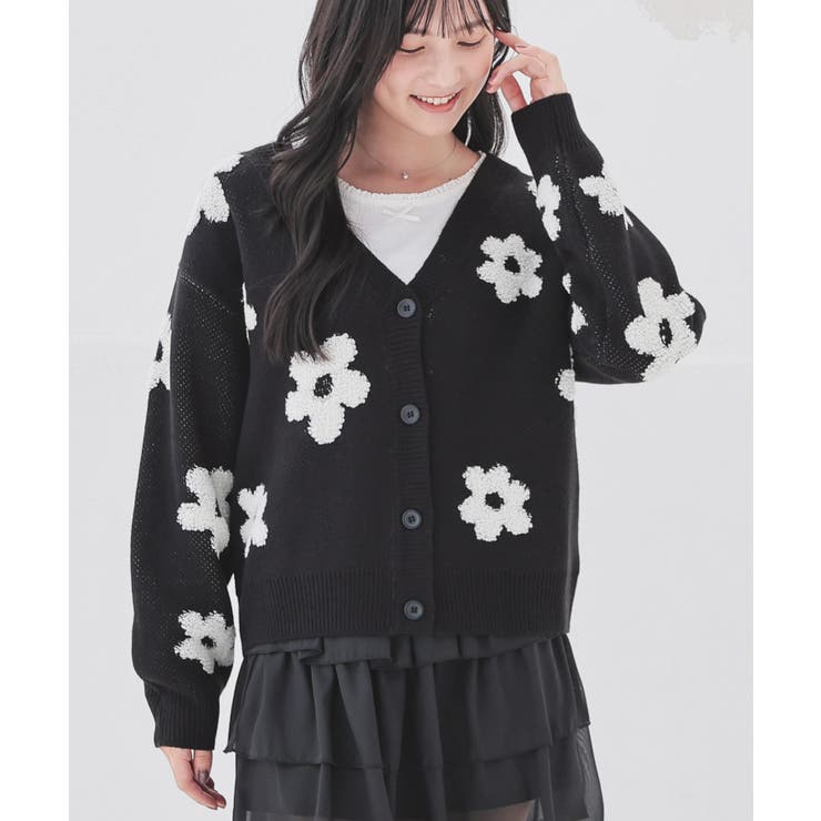 トップス カーディガン 長袖 | Honeys | 詳細画像7 