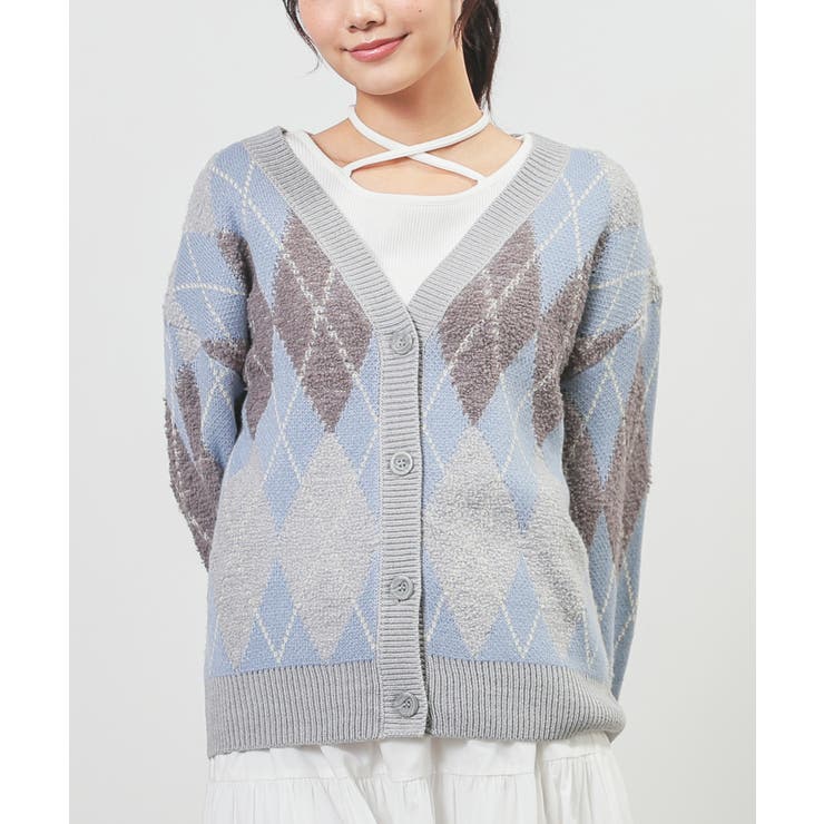 トップス カーディガン 長袖 | Honeys | 詳細画像9 