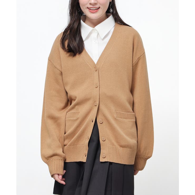 キャメル | トップス カーディガン 長袖 | Honeys