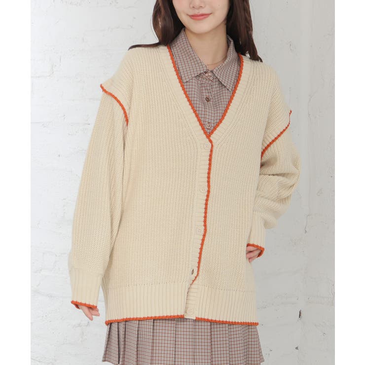 ベージュ | トップス カーディガン 長袖 | Honeys