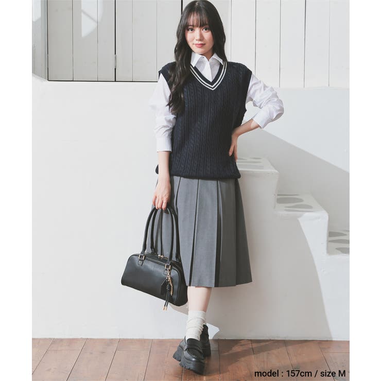 トップス ベスト ニット | Honeys | 詳細画像3 