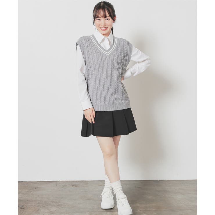 トップス ベスト ニット | Honeys | 詳細画像7 