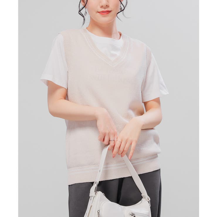 ベージュ | トップス ベスト スクールベスト | Honeys