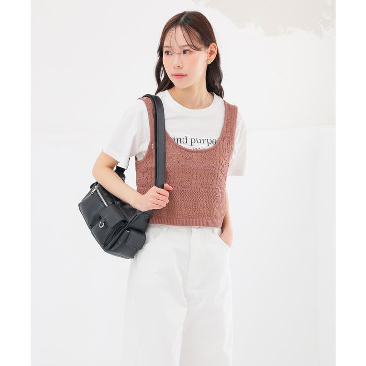 トップス ビスチェ ニット | Honeys | 詳細画像13 