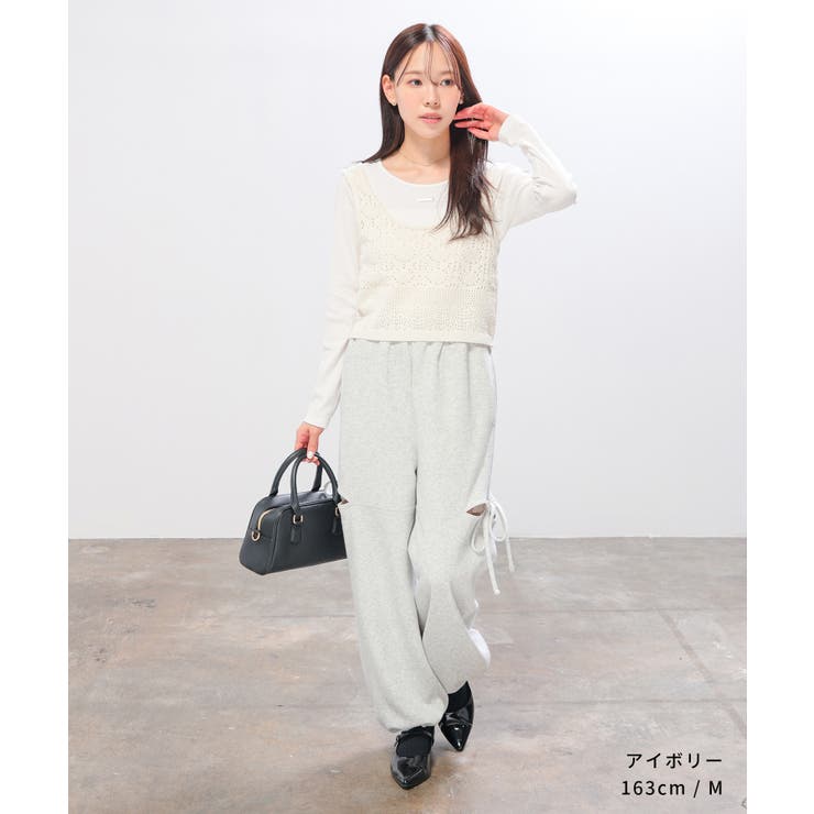 トップス ビスチェ ニット | Honeys | 詳細画像2 