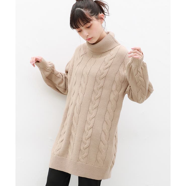 ワンピース ニットワンピ 長袖[品番：HNSW0004773]｜Honeys（ハニーズ）のレディースファッション通販｜SHOPLIST（ショップリスト）