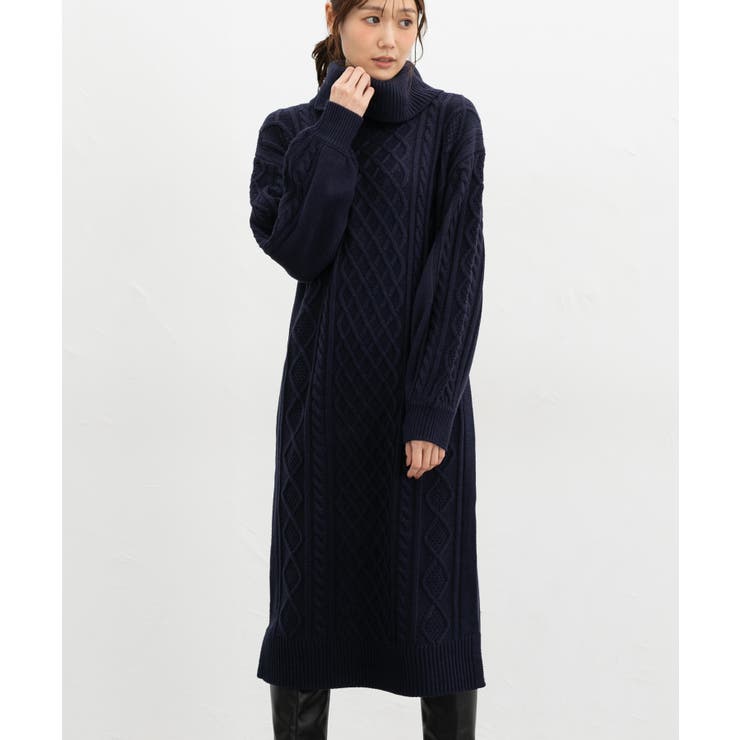 ワンピース 長袖 ロング丈 | Honeys | 詳細画像3 