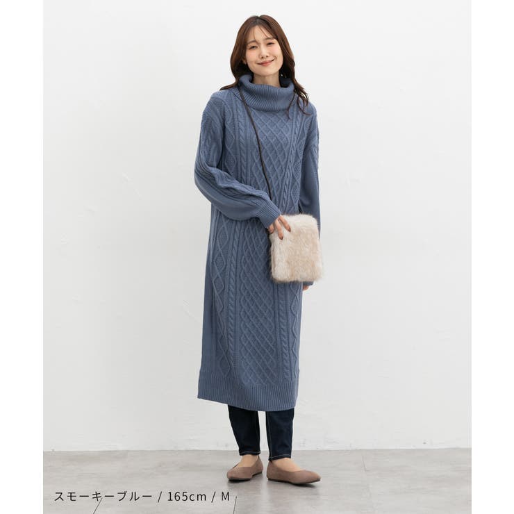 ワンピース 長袖 ロング丈 | Honeys | 詳細画像4 