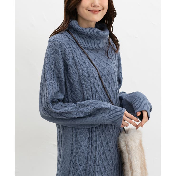 ワンピース 長袖 ロング丈 | Honeys | 詳細画像5 