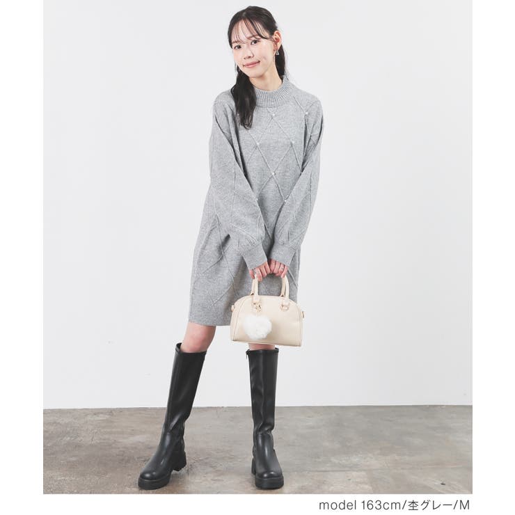 ワンピース 長袖 ミニ丈 | Honeys | 詳細画像10 