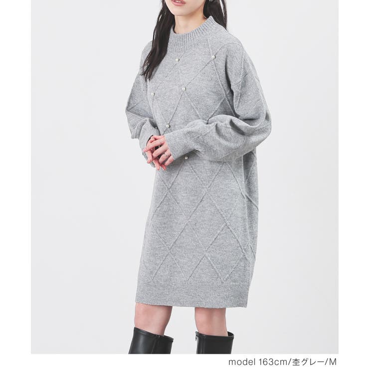 ワンピース 長袖 ミニ丈 | Honeys | 詳細画像11 