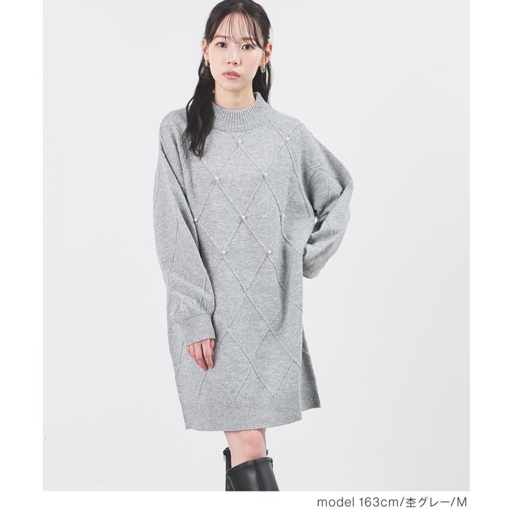 ワンピース 長袖 ミニ丈 | Honeys | 詳細画像12 