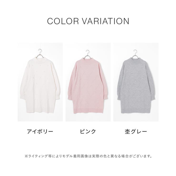 ワンピース 長袖 ミニ丈 | Honeys | 詳細画像13 