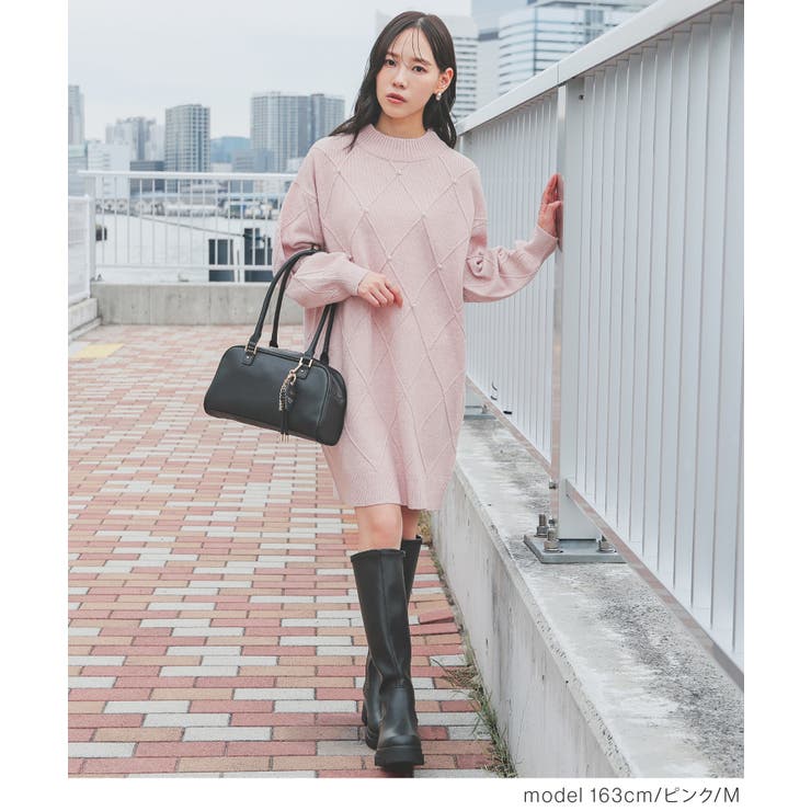 ワンピース 長袖 ミニ丈 | Honeys | 詳細画像6 