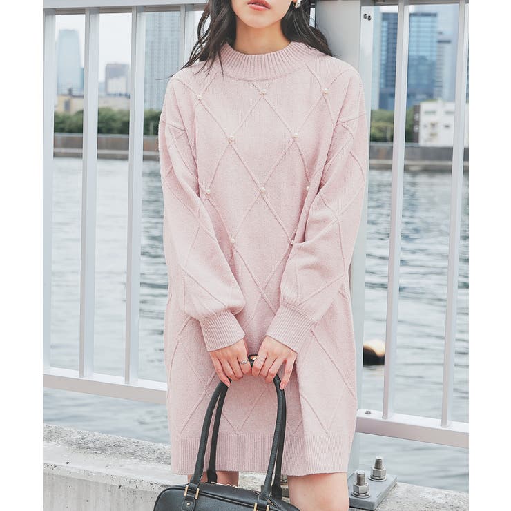 ワンピース 長袖 ミニ丈[品番：HNSW0011887]｜Honeys（ハニーズ）の