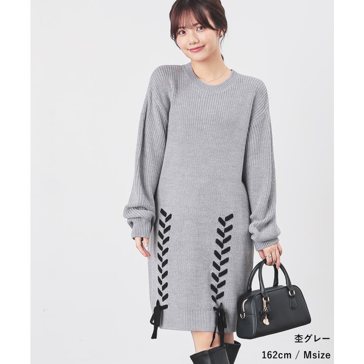 ワンピース 長袖 ミニ丈 | Honeys | 詳細画像11 