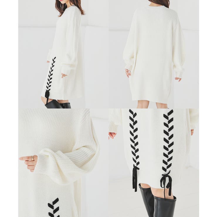 ワンピース 長袖 ミニ丈 | Honeys | 詳細画像16 