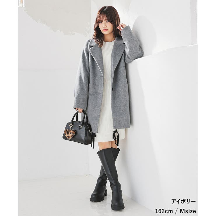 ワンピース 長袖 ミニ丈 | Honeys | 詳細画像2 