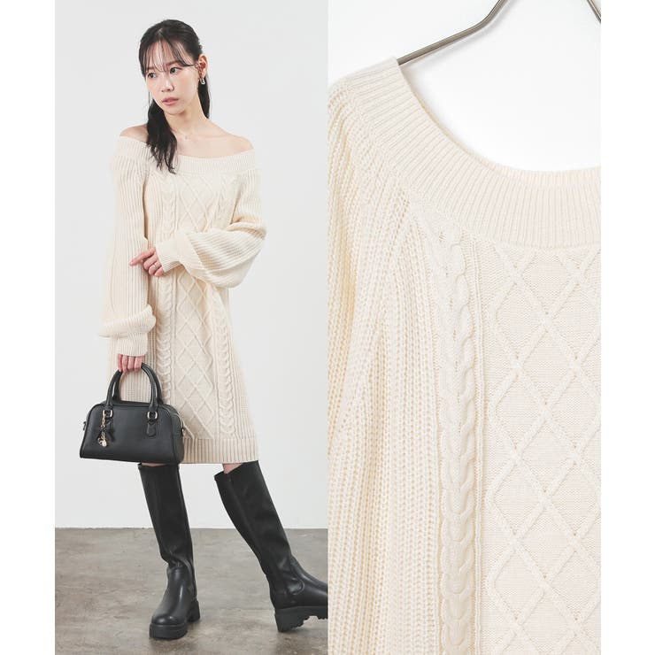 ワンピース 長袖 ミニ丈 | Honeys | 詳細画像3 