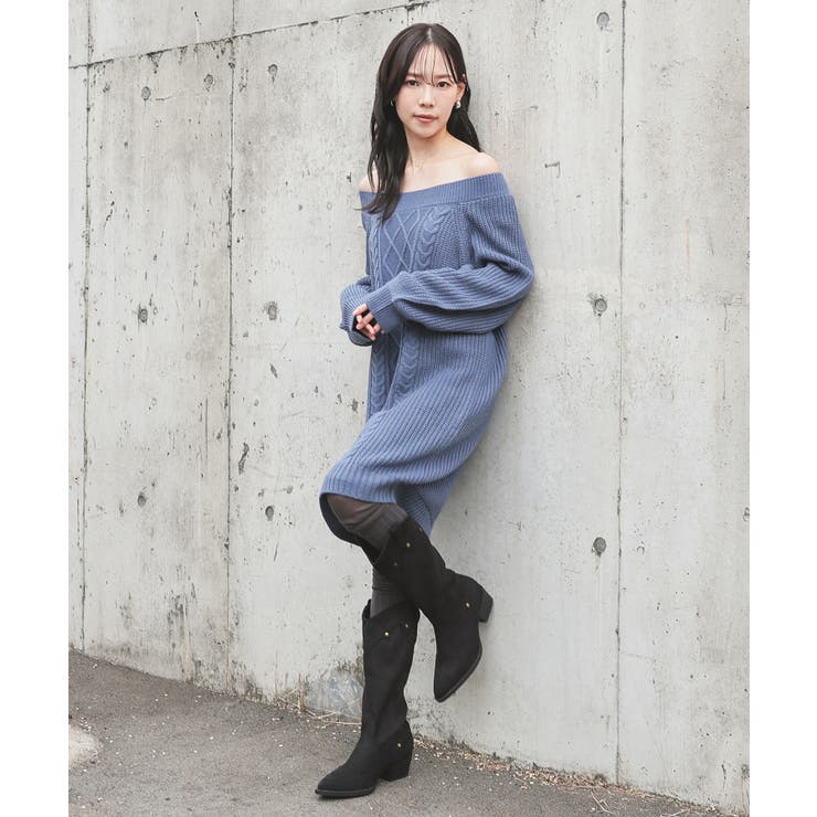 ワンピース 長袖 ミニ丈 | Honeys | 詳細画像9 