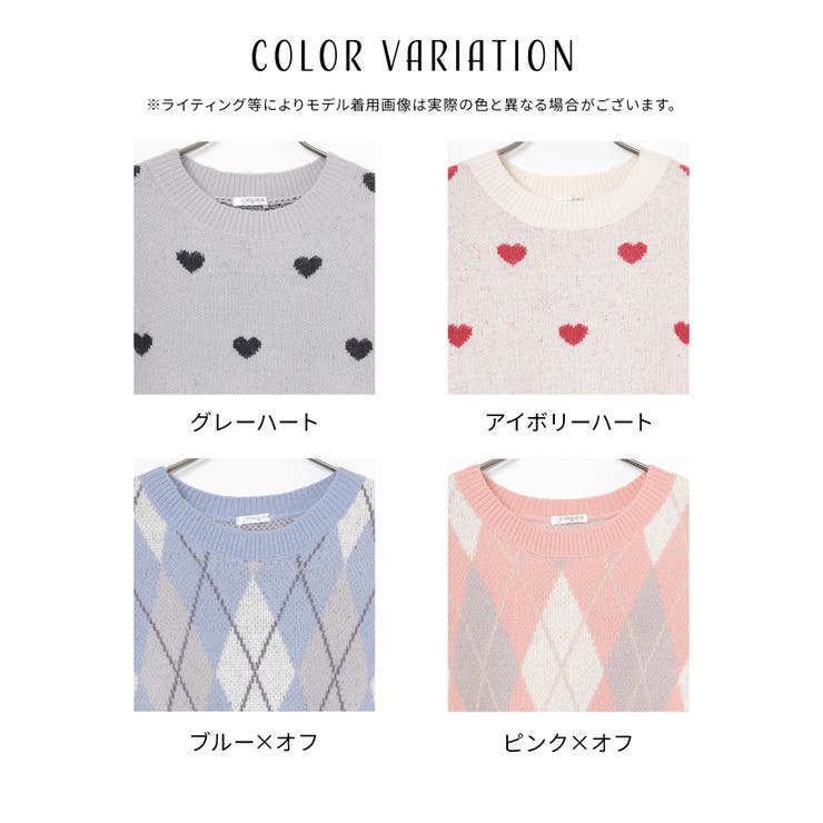 ワンピース 長袖 ミニ丈 | Honeys | 詳細画像12 