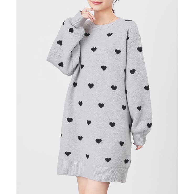 ワンピース 長袖 ミニ丈 | Honeys | 詳細画像3 