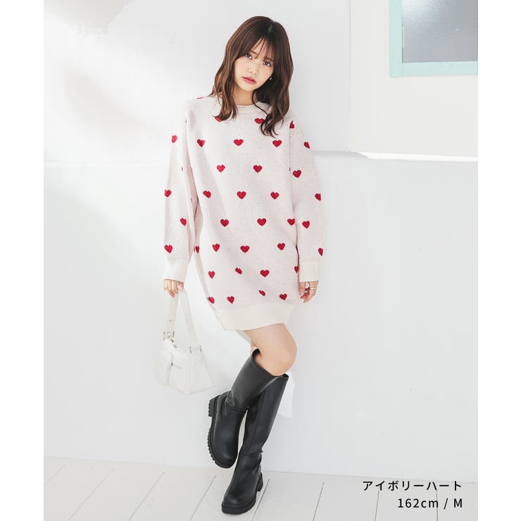 ワンピース 長袖 ミニ丈 | Honeys | 詳細画像4 