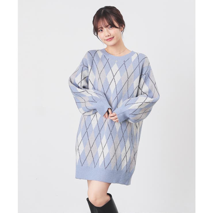 ワンピース 長袖 ミニ丈 | Honeys | 詳細画像8 