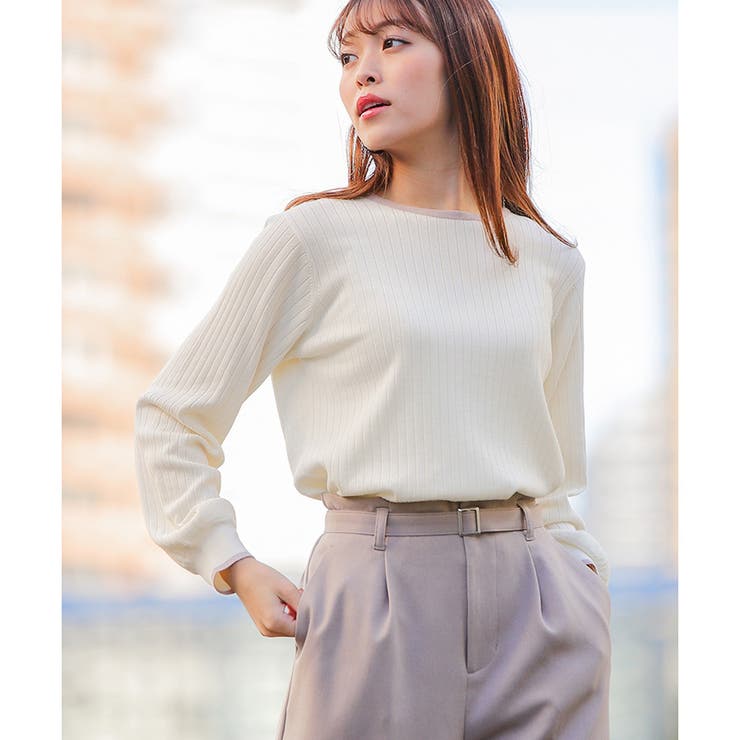 トップス ニット 長袖 | Honeys | 詳細画像3 