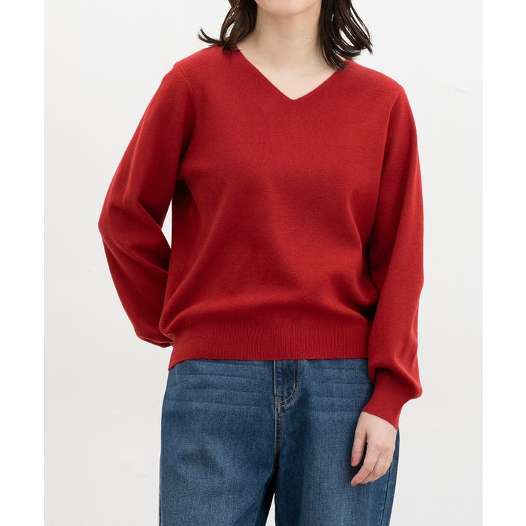 レッド | トップス ニット セーター | Honeys
