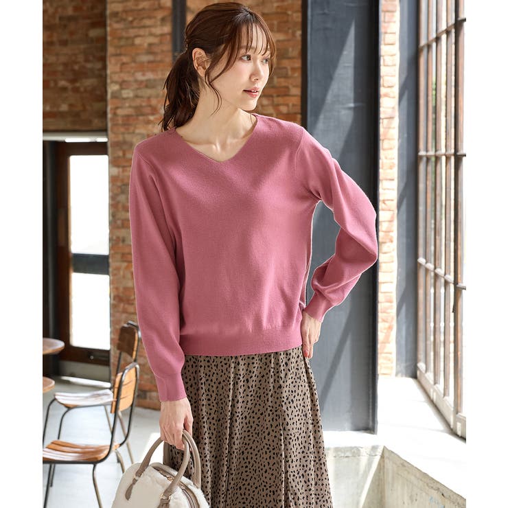 ピンクパープル | トップス ニット セーター | Honeys