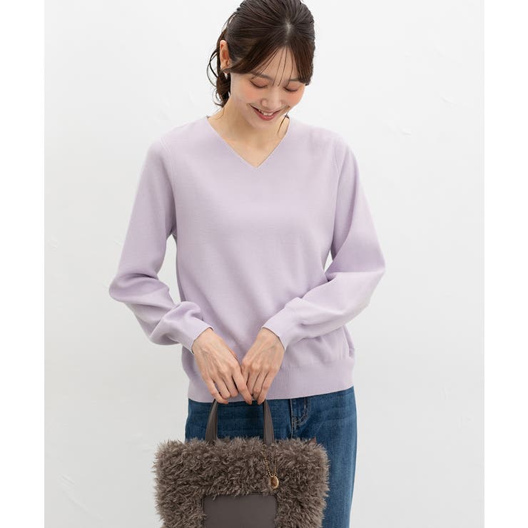 ラベンダー | トップス ニット セーター | Honeys