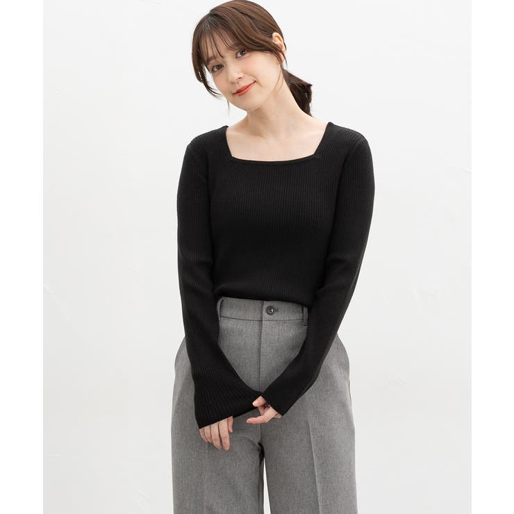 ブラック | トップス ニット セーター | Honeys