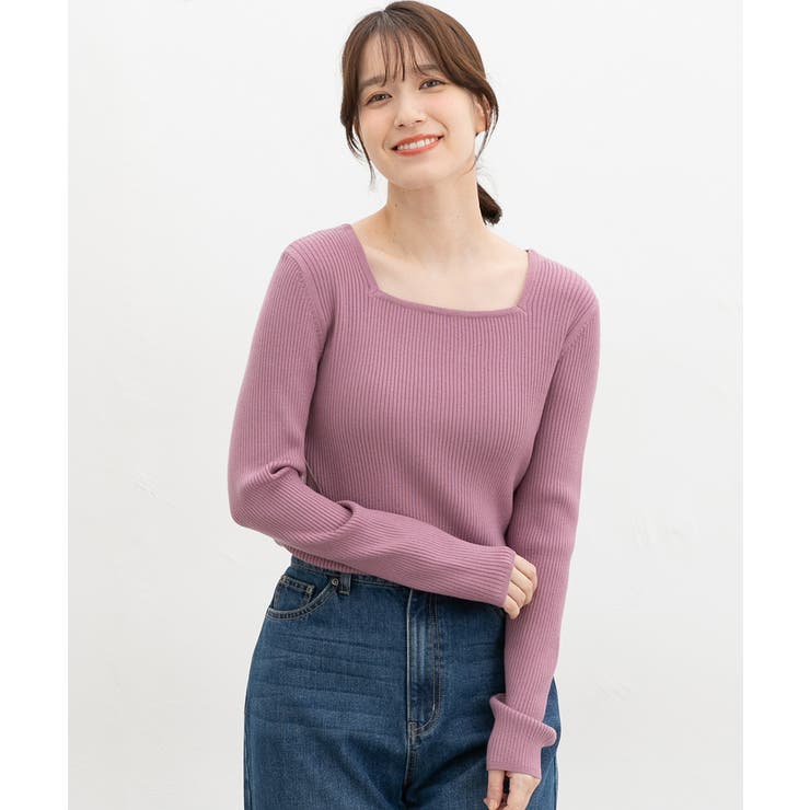 ピンクパープル | トップス ニット セーター | Honeys