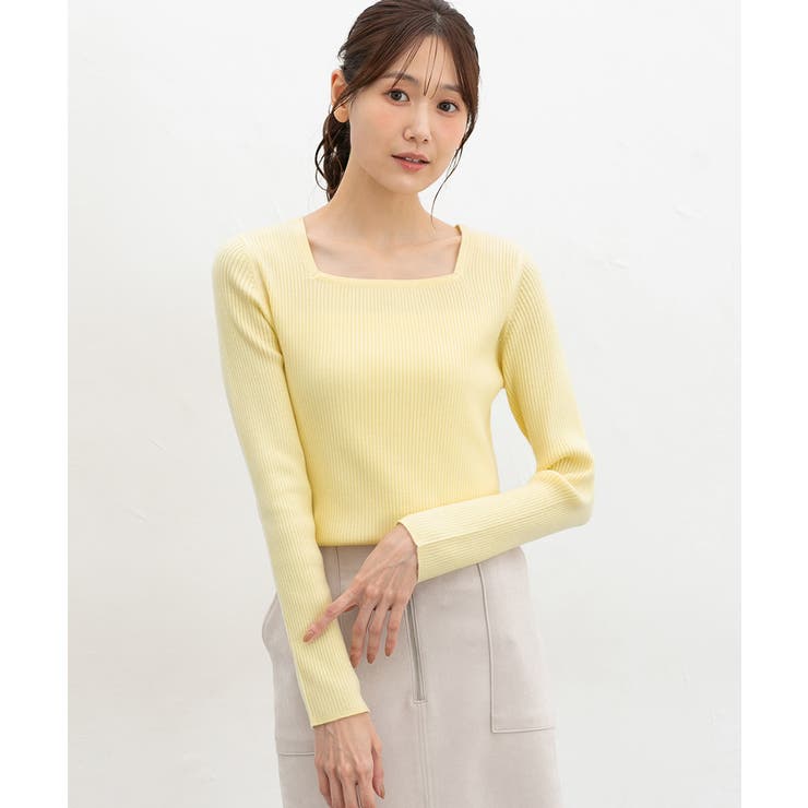 イエロー | トップス ニット セーター | Honeys