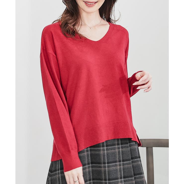 レッド | トップス ニット セーター | Honeys