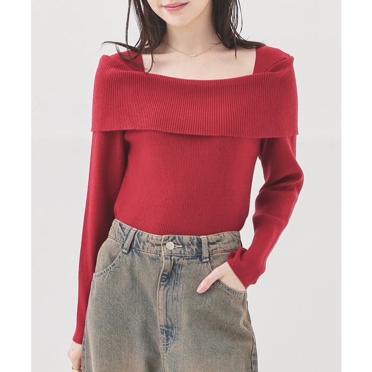レッド | トップス ニット セーター | Honeys