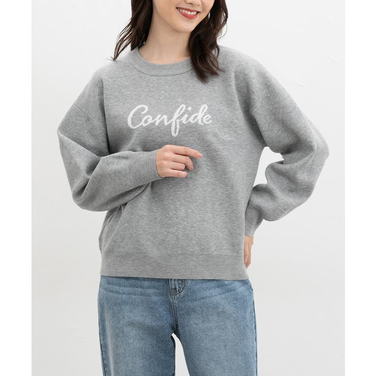 杢グレー | トップス ニット セーター | Honeys