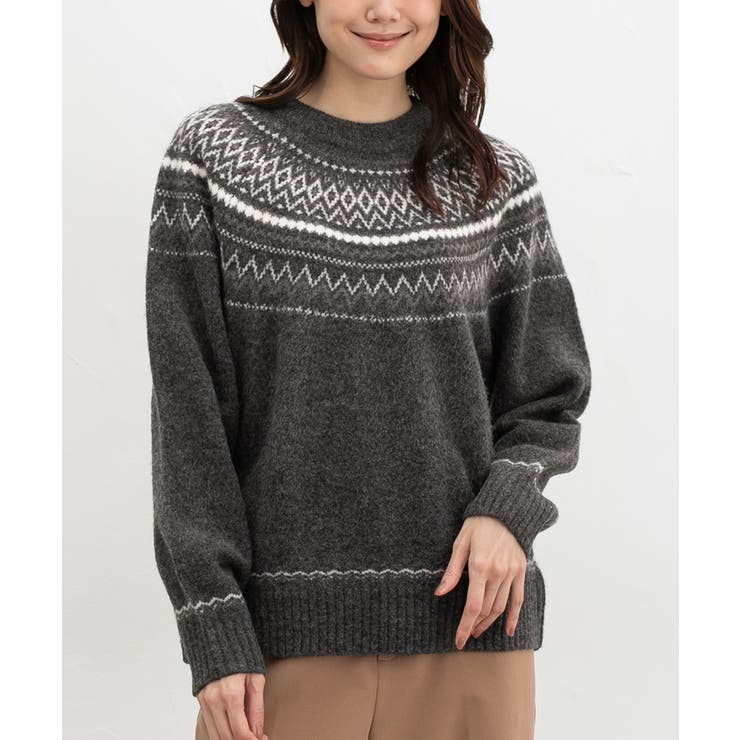 杢チャコール | トップス ニット セーター | Honeys