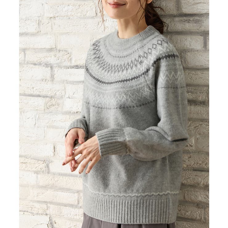 杢グレー | トップス ニット セーター | Honeys