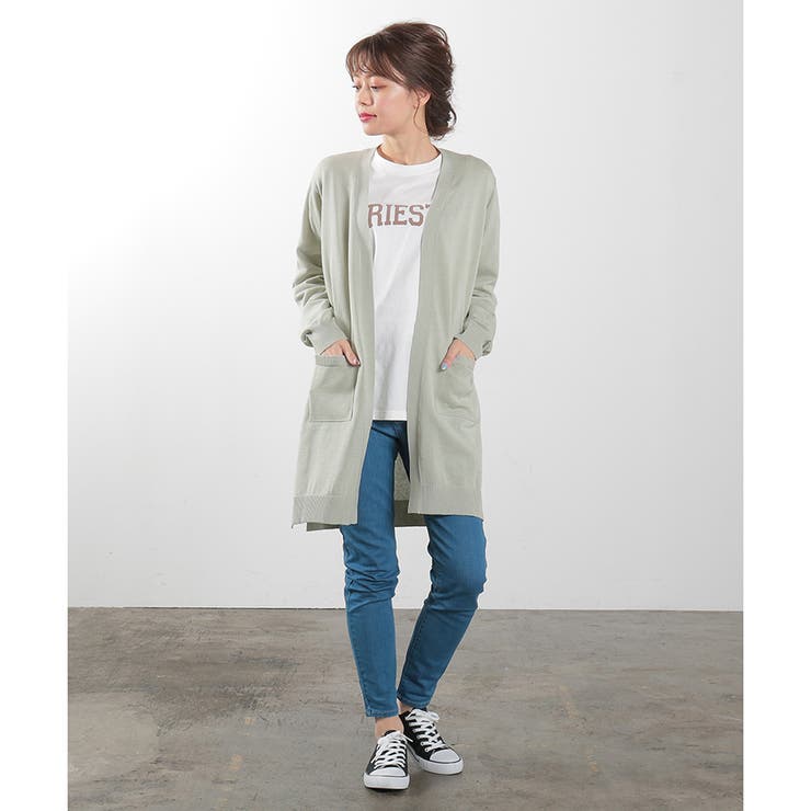 【ハニーズ】トップス カーディガン ロング丈 | Honeys | 詳細画像14 