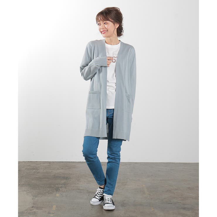 【ハニーズ】トップス カーディガン ロング丈 | Honeys | 詳細画像25 