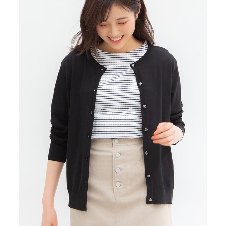 ブラック | 【ハニーズ】トップス Tシャツ Vネック | Honeys