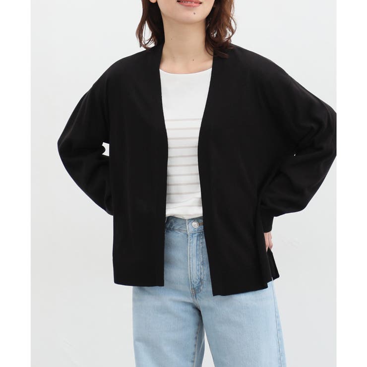 ブラック | トップス カーディガン レディース | Honeys