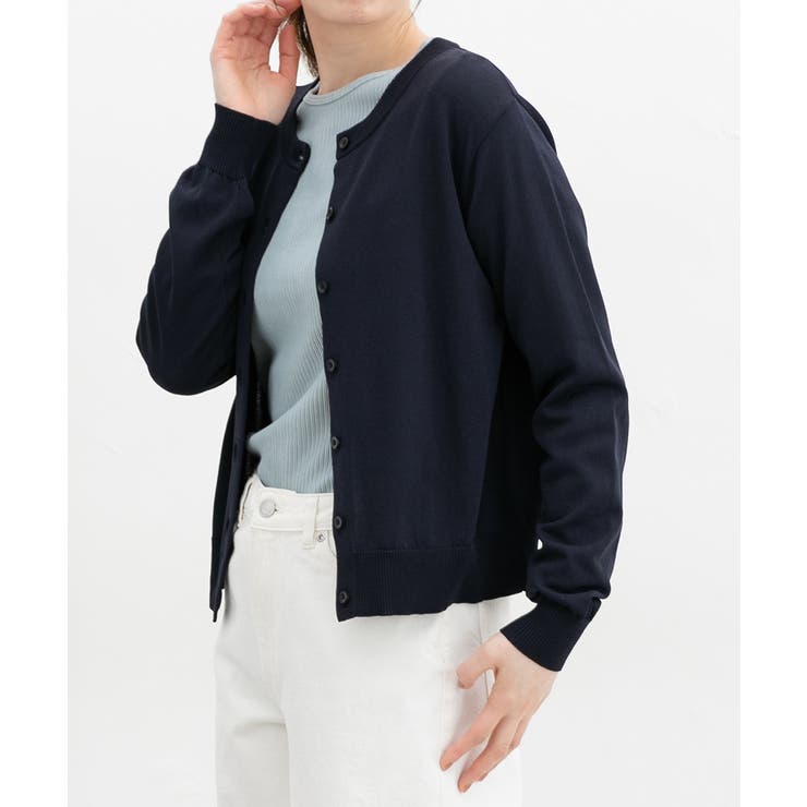 ネイビー | トップス カーディガン 長袖 | Honeys